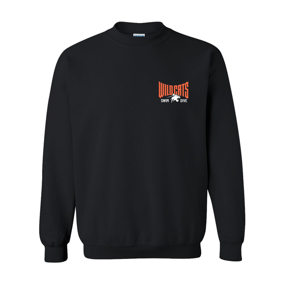 Embroidered Crewneck Sweatshirt - GL Swim Dive