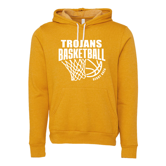 Yellow Hooded Sweatshirt - Basketball 2025