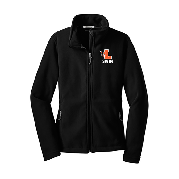 Ladies Black Fleece Jacket