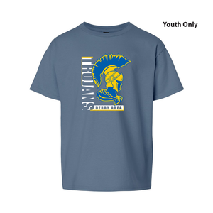 Youth Short Sleeve Tee - Trojan Vertical 2025