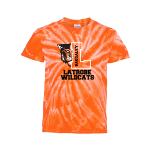 Orange Tie Dye Tee Shirt